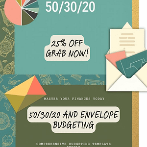 2 template bundle: 50/30/20 + envelope