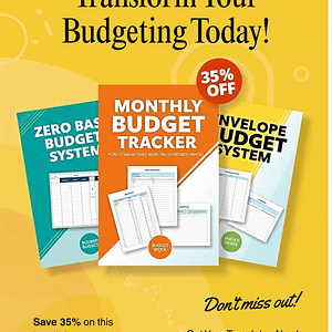 3 template bundle: zero based + monthly + envelope