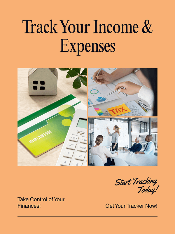 monthly income vs expense tracker tool